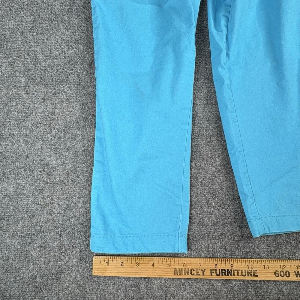 VTG Y2K American Sweetheart Pants Women's PS Blue Pull-On Elastic Waist Straight